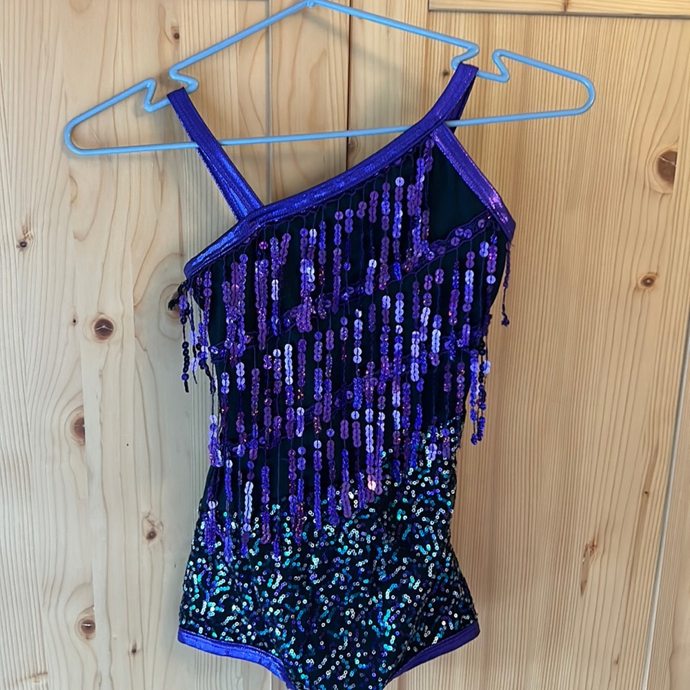 Dansco Size MC sequin jazz dance costume.